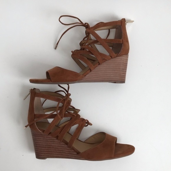 Franco Sarto Mollie Wedge Sandals Size 6 - Picture 4 of 9